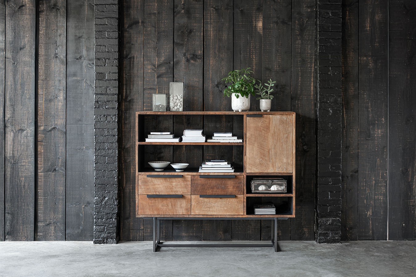 Kommode Odeon Teak natur B 136 cm