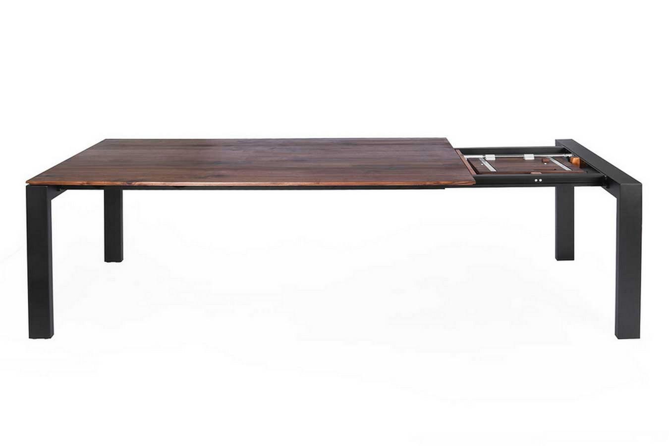 Ausziehtisch Deno Massivholz Nussbaum 140-190 konfigurierbar