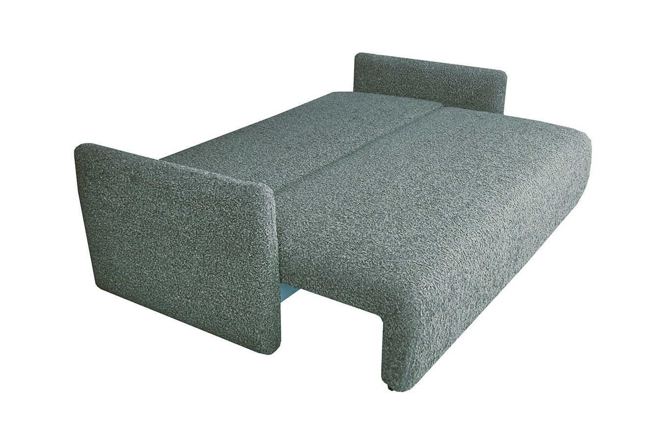 Schlafsofa Maddy Stoff hellblau