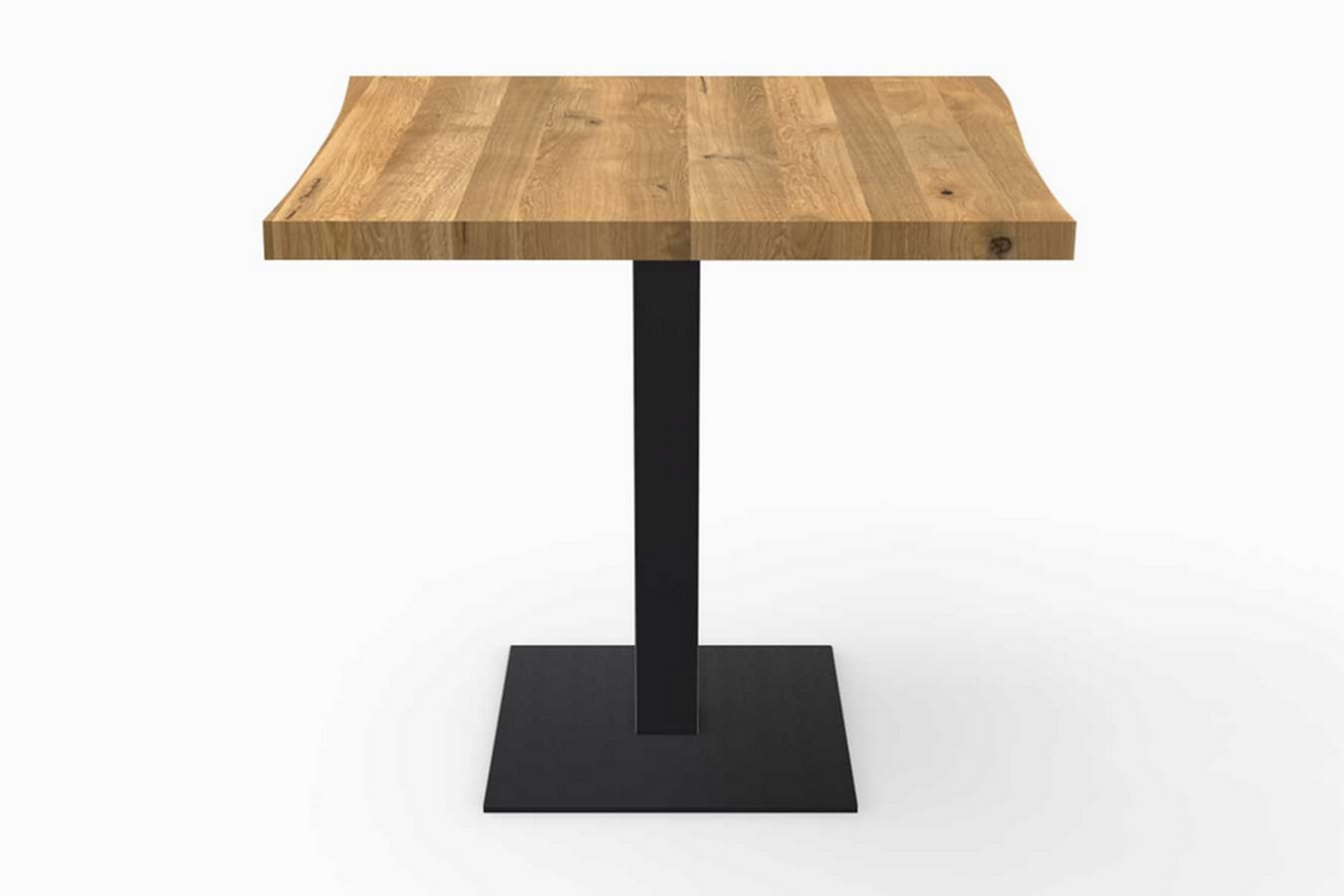 Bistrotisch Eiche Stahl 50 cm