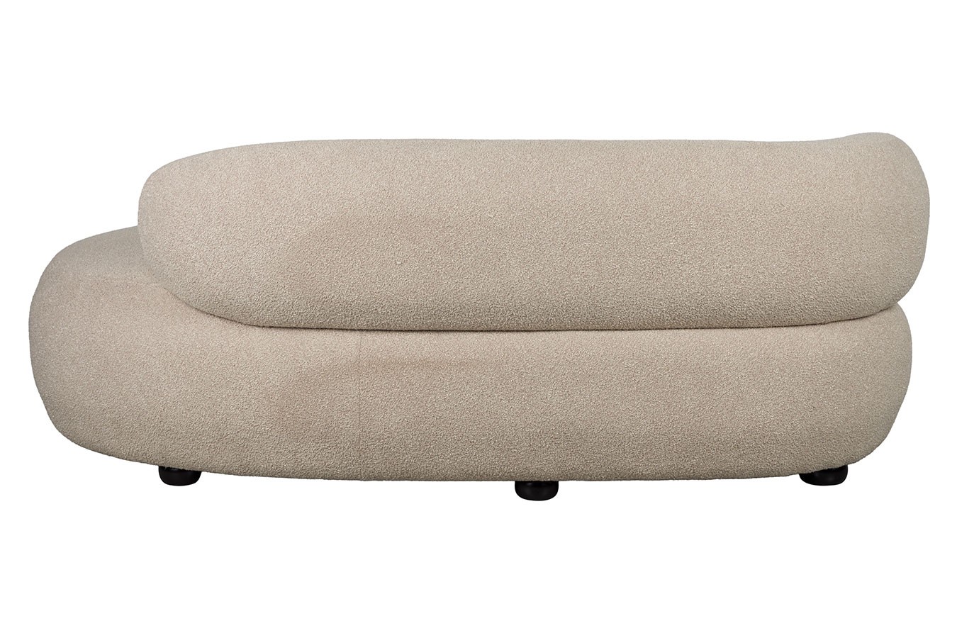 Sofa Noxx 2 Sitzer Boucle Stoff beige
