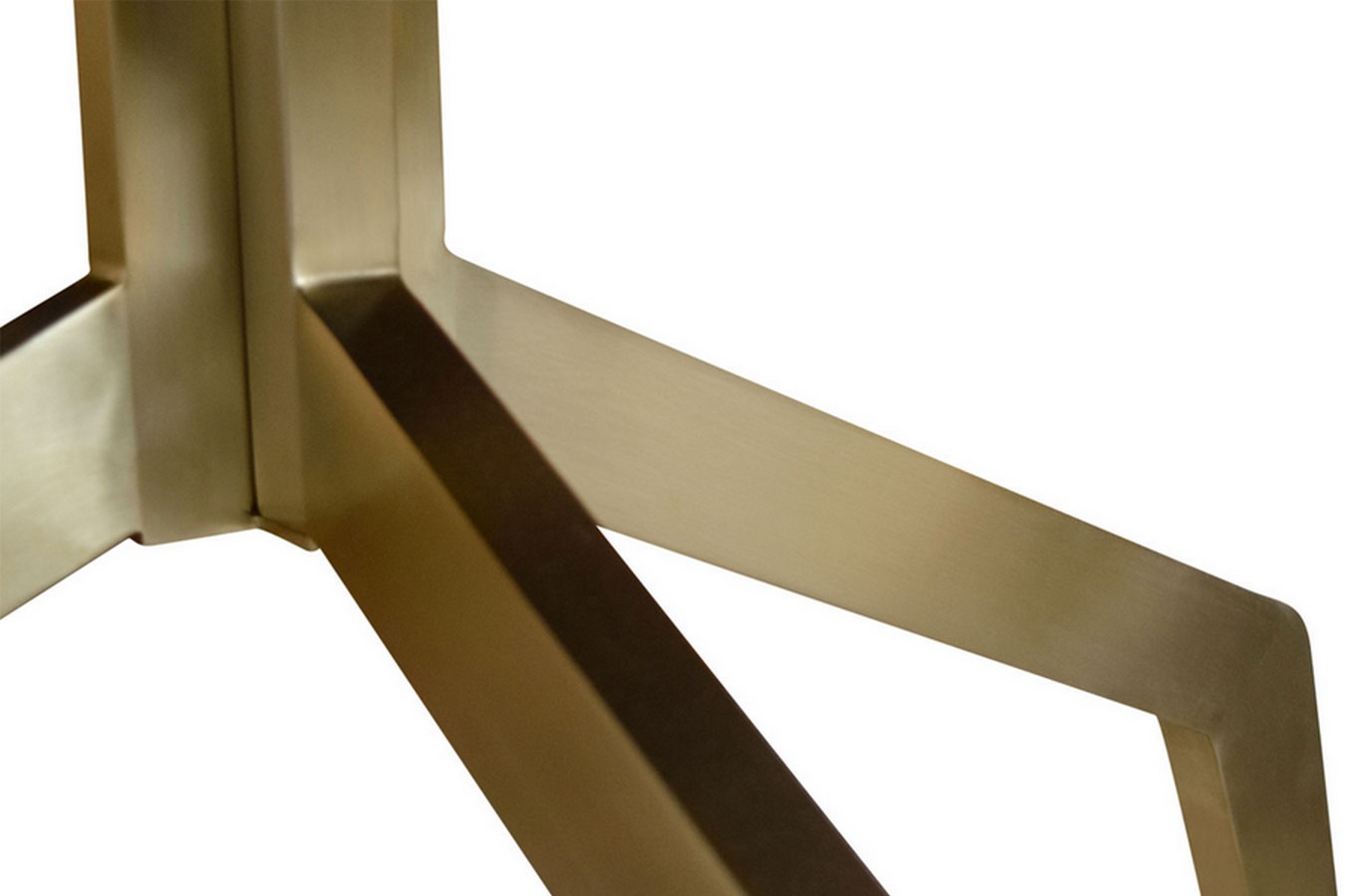 Esstisch Razor Marmor braun D 120 cm