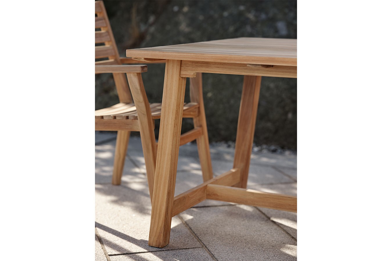 Outdoortisch Keros Teak natur B 160 cm