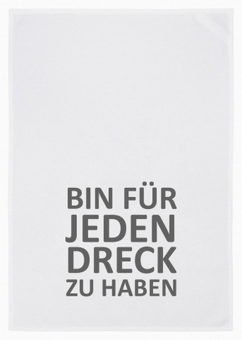 Geschirrtuch Bin für jeden..