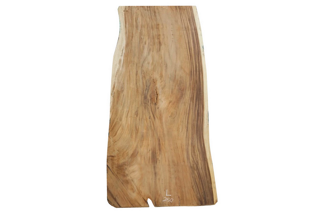 Tischplatte Natural Shape Suarholz Massiv 250*100*8 cm