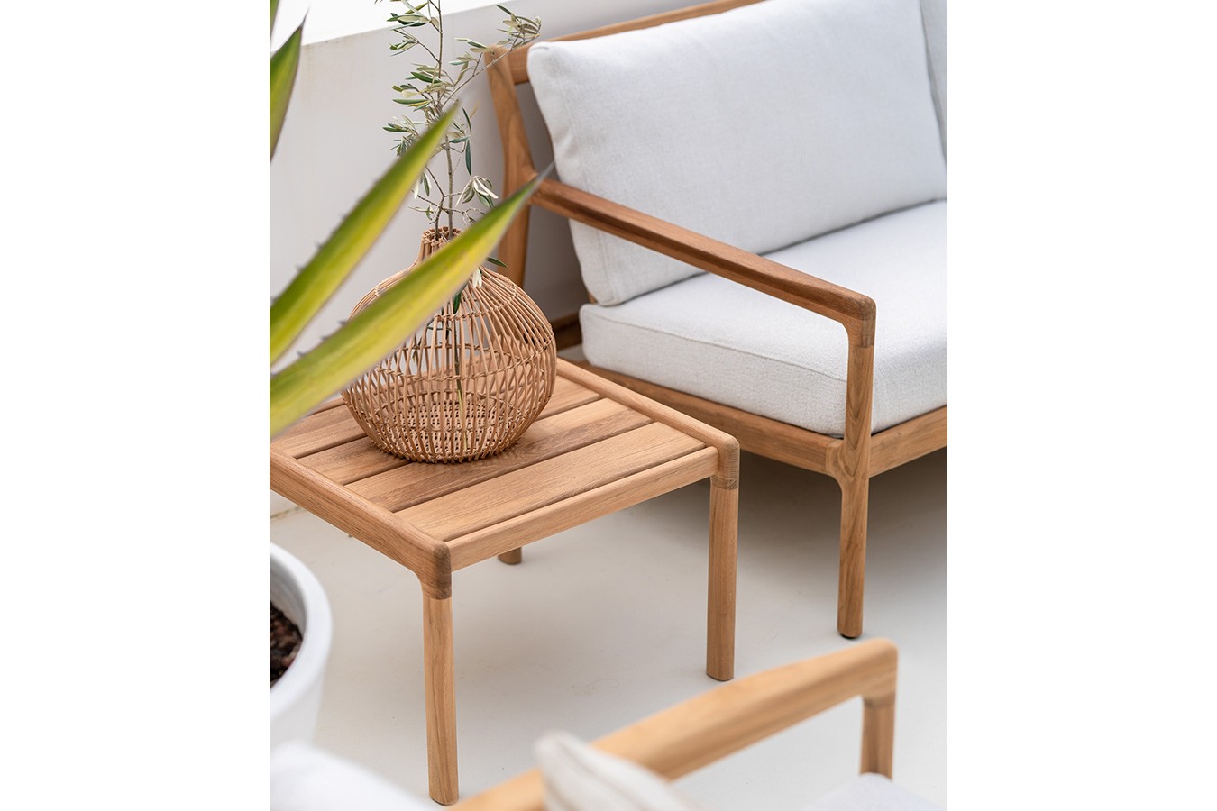 Outdoor Beisteller Jack Teak natur