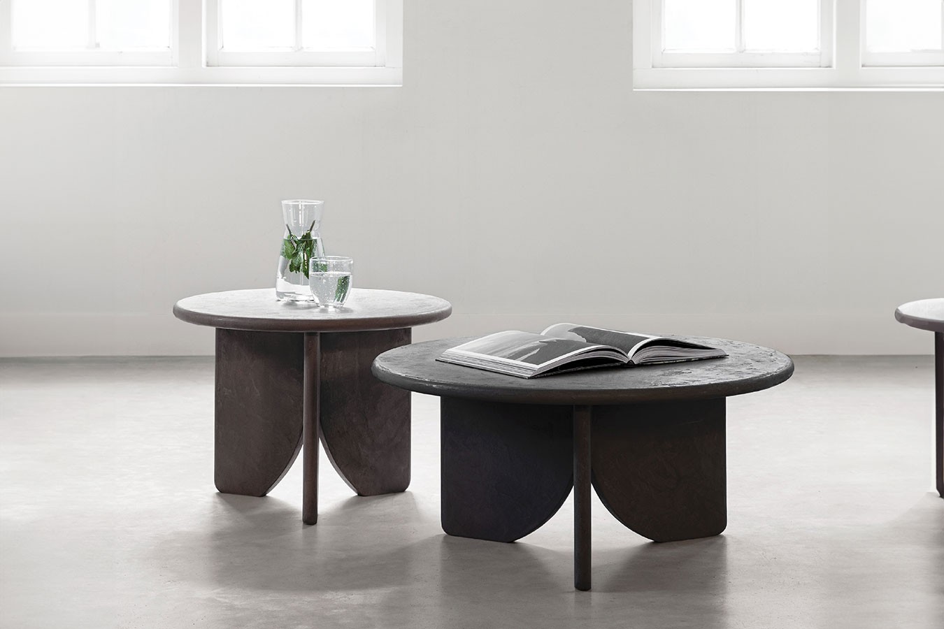 Couchtisch Set Melo Air Mortex schwarz