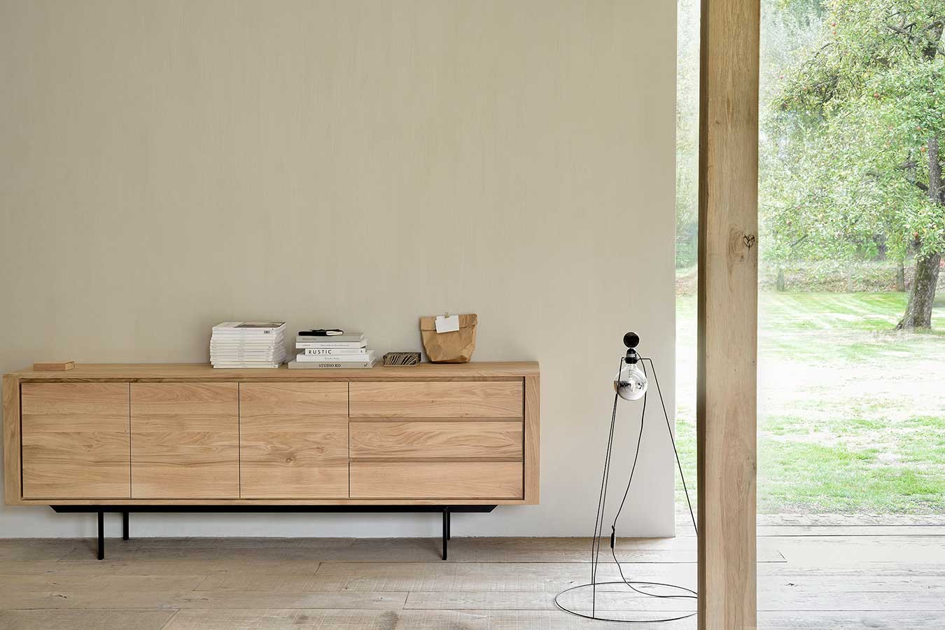 Sideboard Oak Shadow Eiche massiv B 224 cm