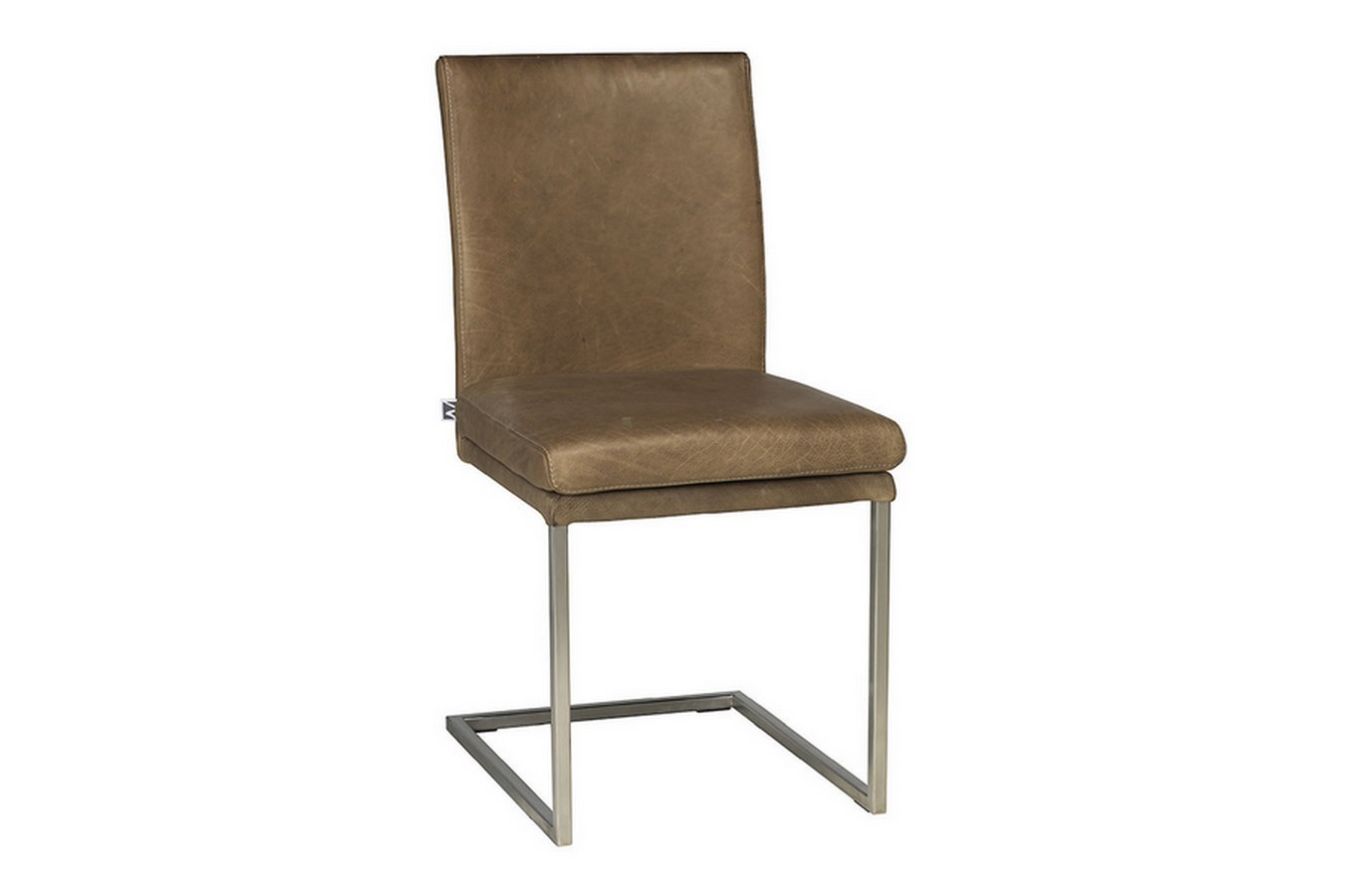 Freischwinger im schlichem Design olive