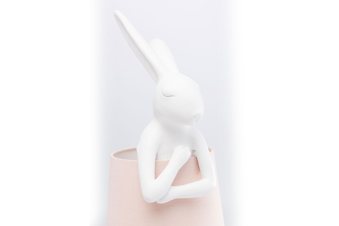 Tischleuchte Animal Rabbit weiss rosa h 68 cm