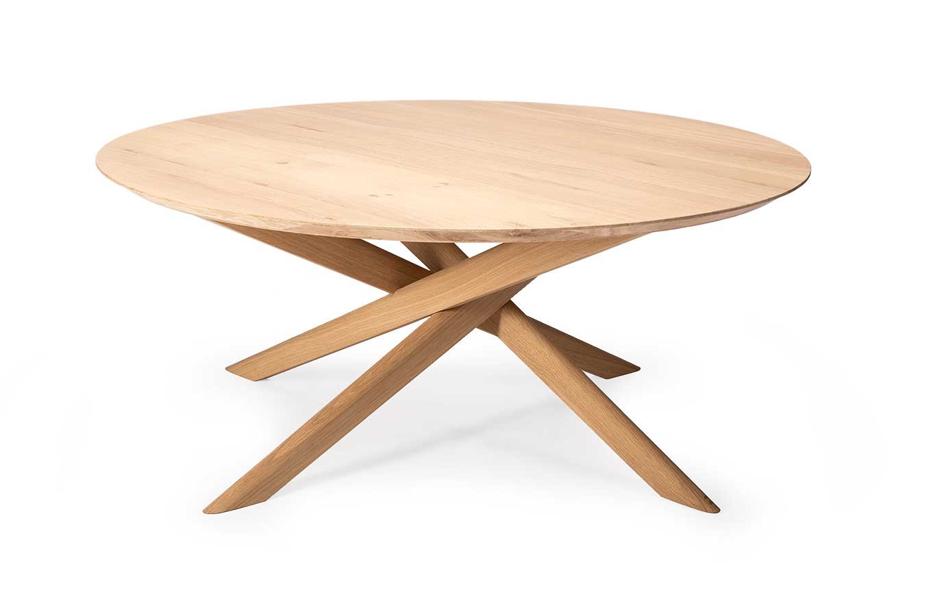 Couchtisch Mikado Eiche natur oval 143*67 cm
