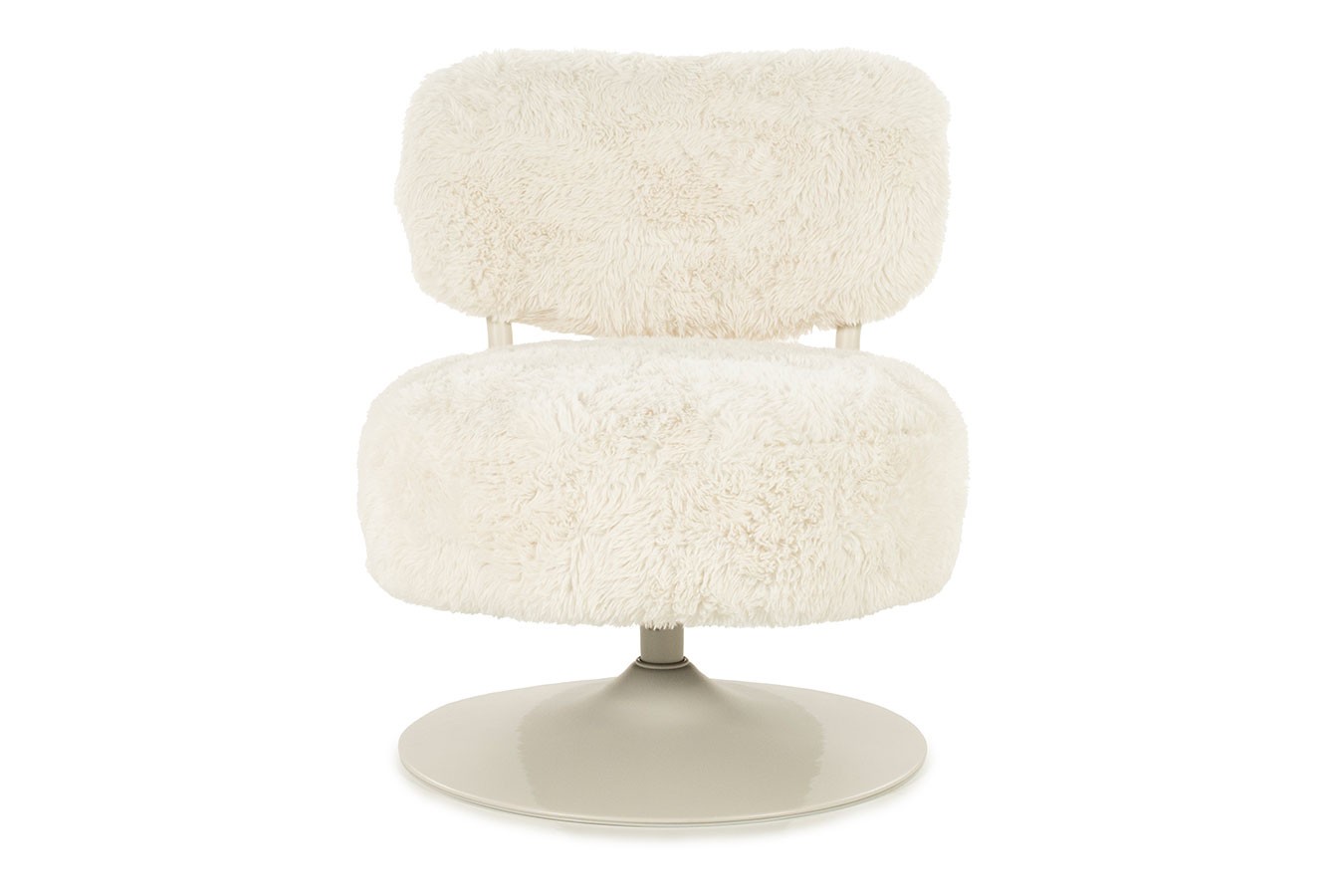 Drehsessel Furby Retro Look weiss
