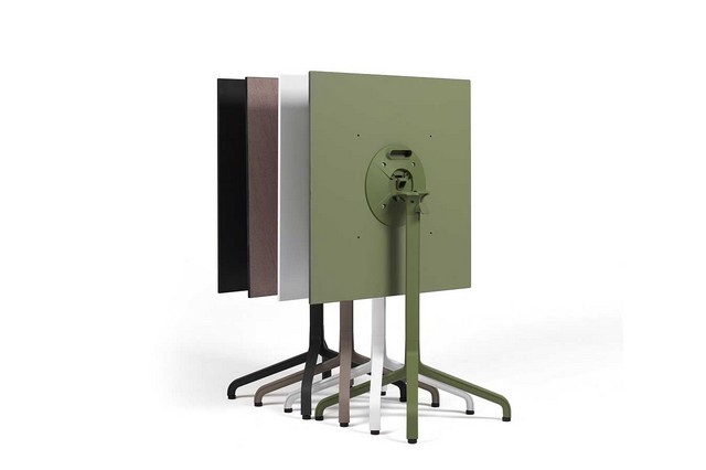 Tischgestell Base Frasca Aluminium braun H 107cm