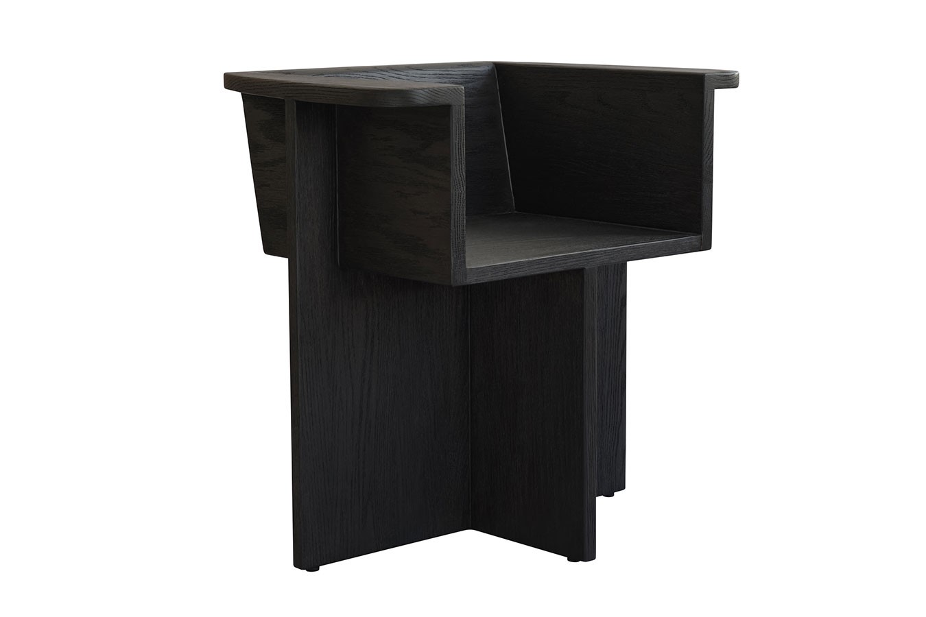 Esszimmerstuhl Brutus Eiche schwarz