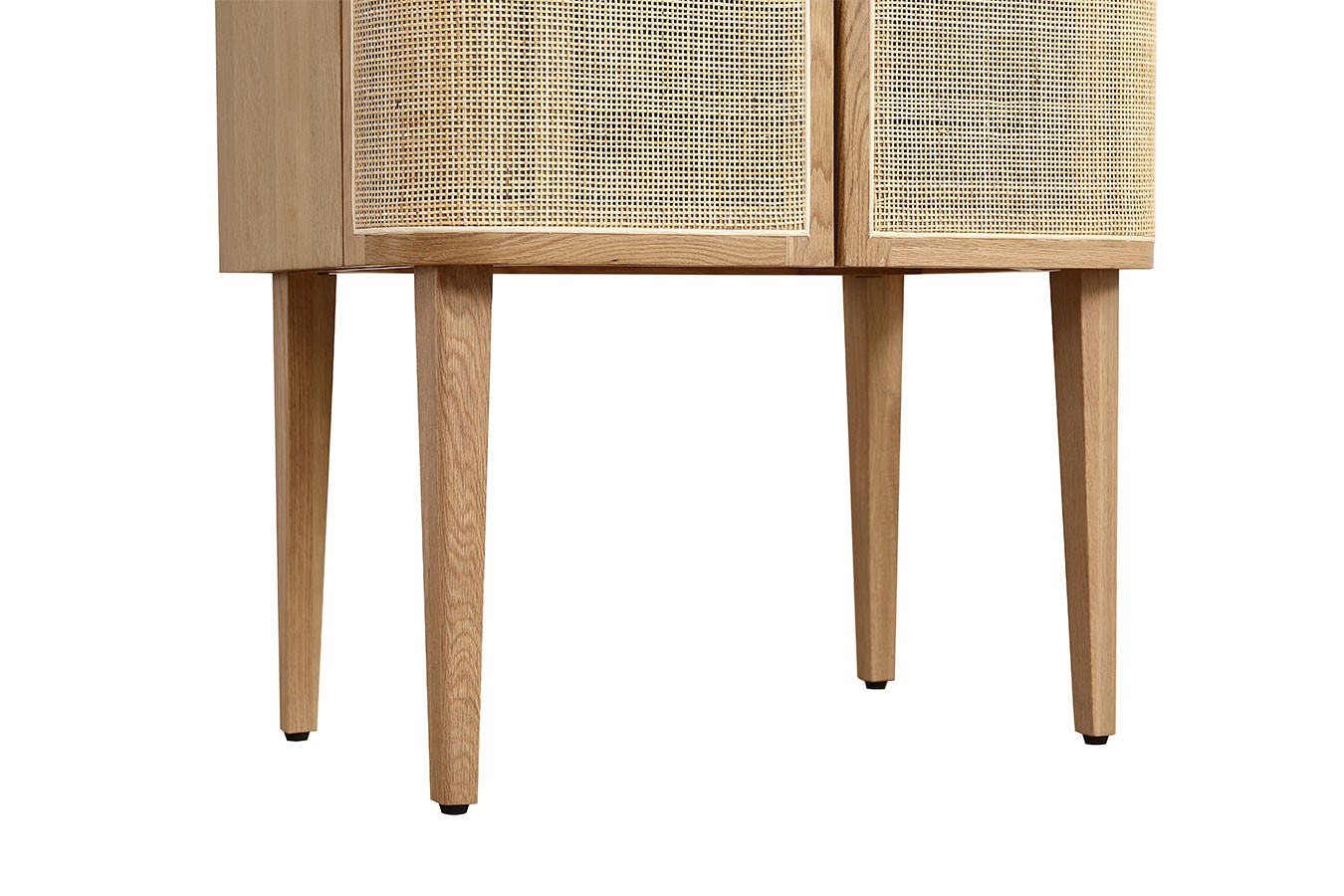 Barschrank Vienna mit Rattangeflecht H 162 cm