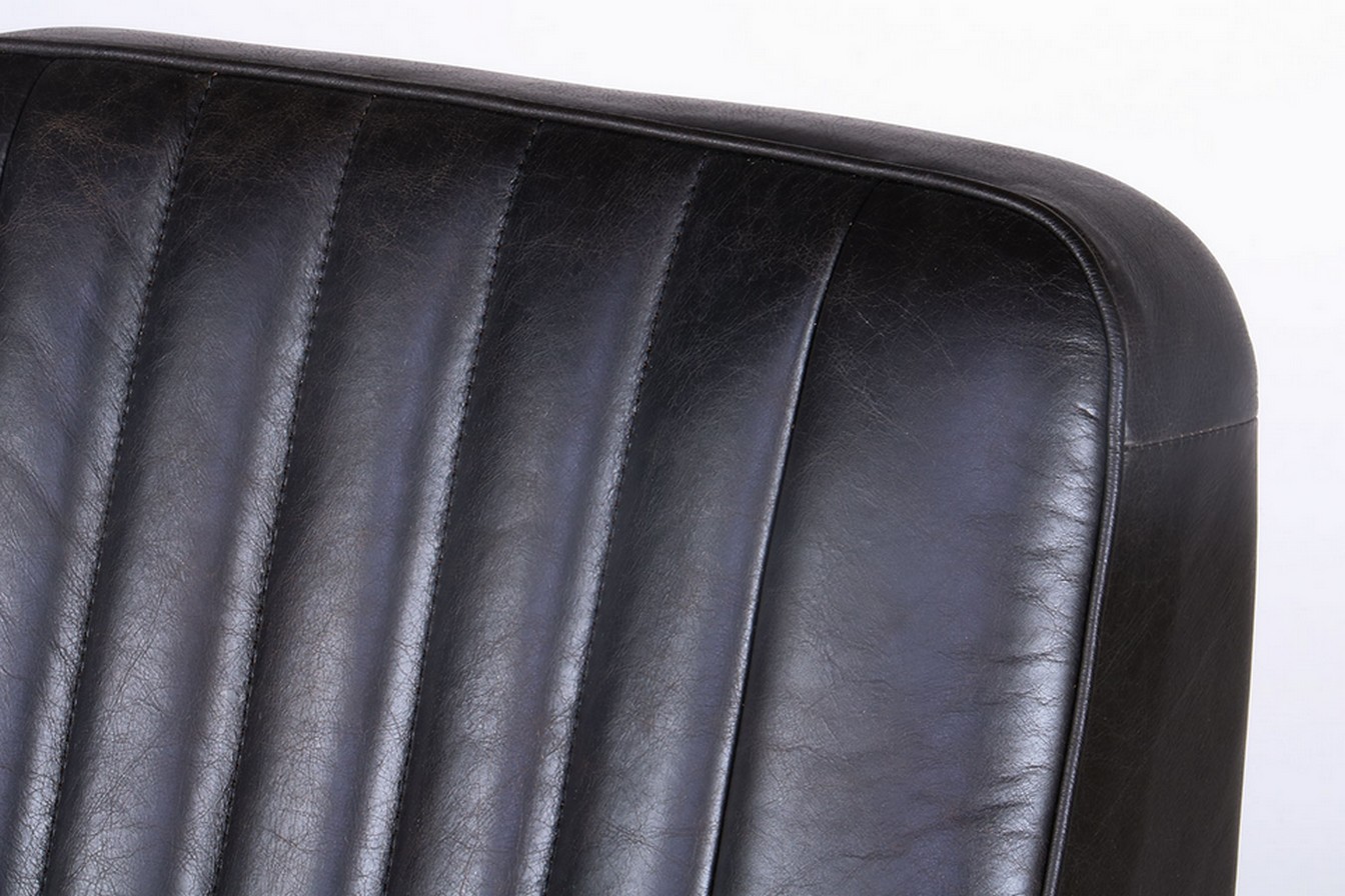 Lounge Sessel Marco 1930 Leder schwarz