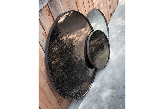 Notre Monde Tablett Heavy Aged rund D 48 cm