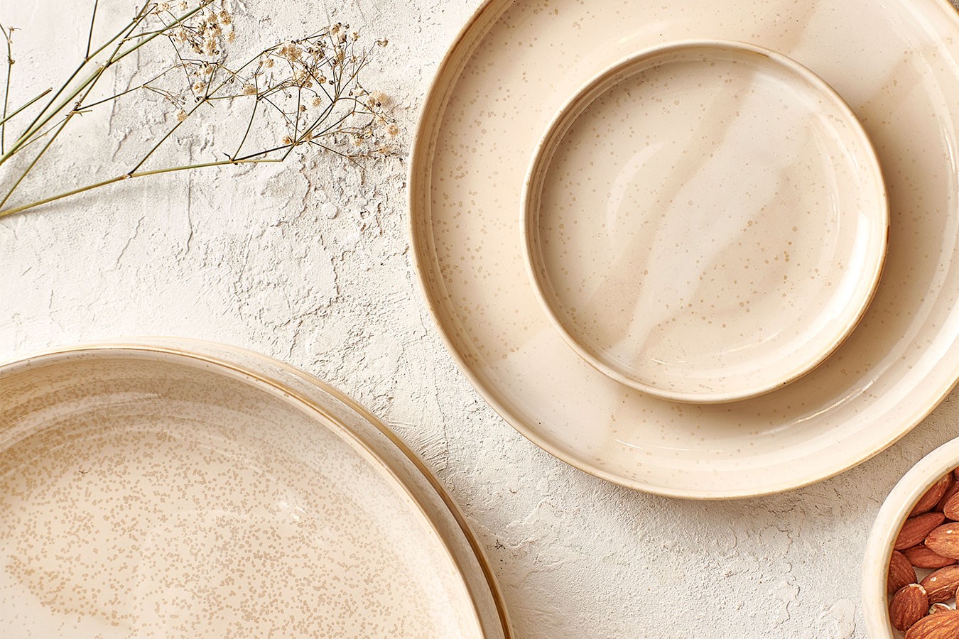 Schüssel Nougat beige D 10,9 cm