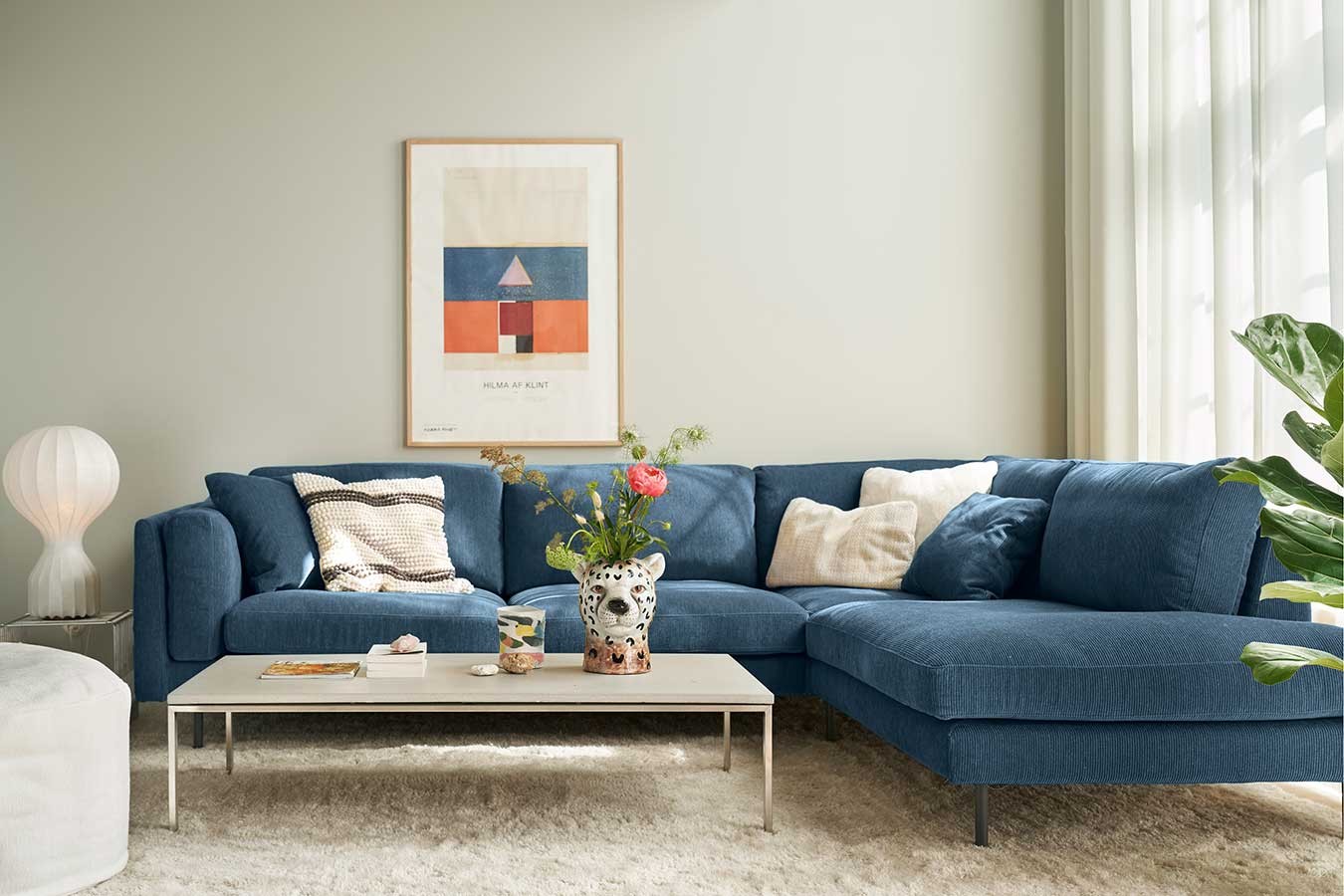 Sofa 3,5 Sitzer Sigrid Exclusiv Leder sand