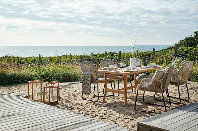 Gartenstuhl mit Auflage Midway beige