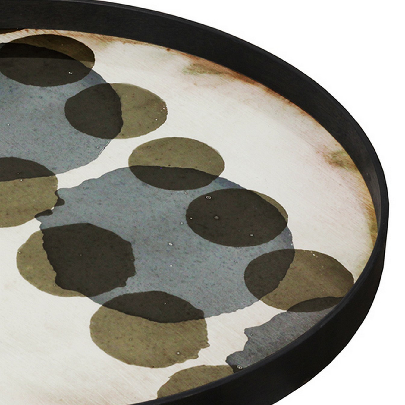 Notre Monde Tablett Slate Layered Dots D 61 cm