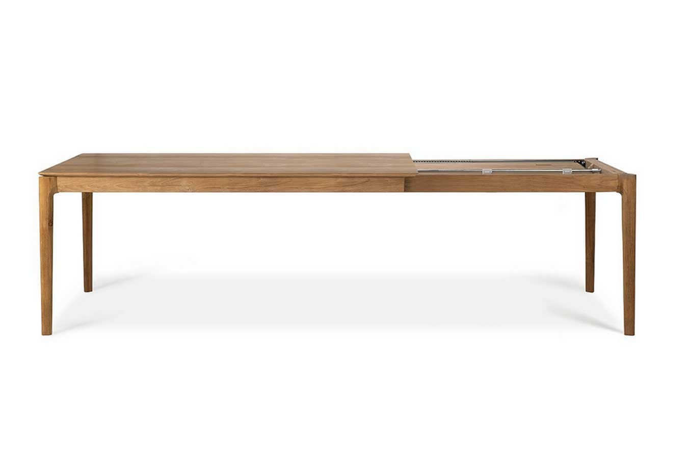 Ausziehtisch Bok Teakholz massiv B 140 >220 cm