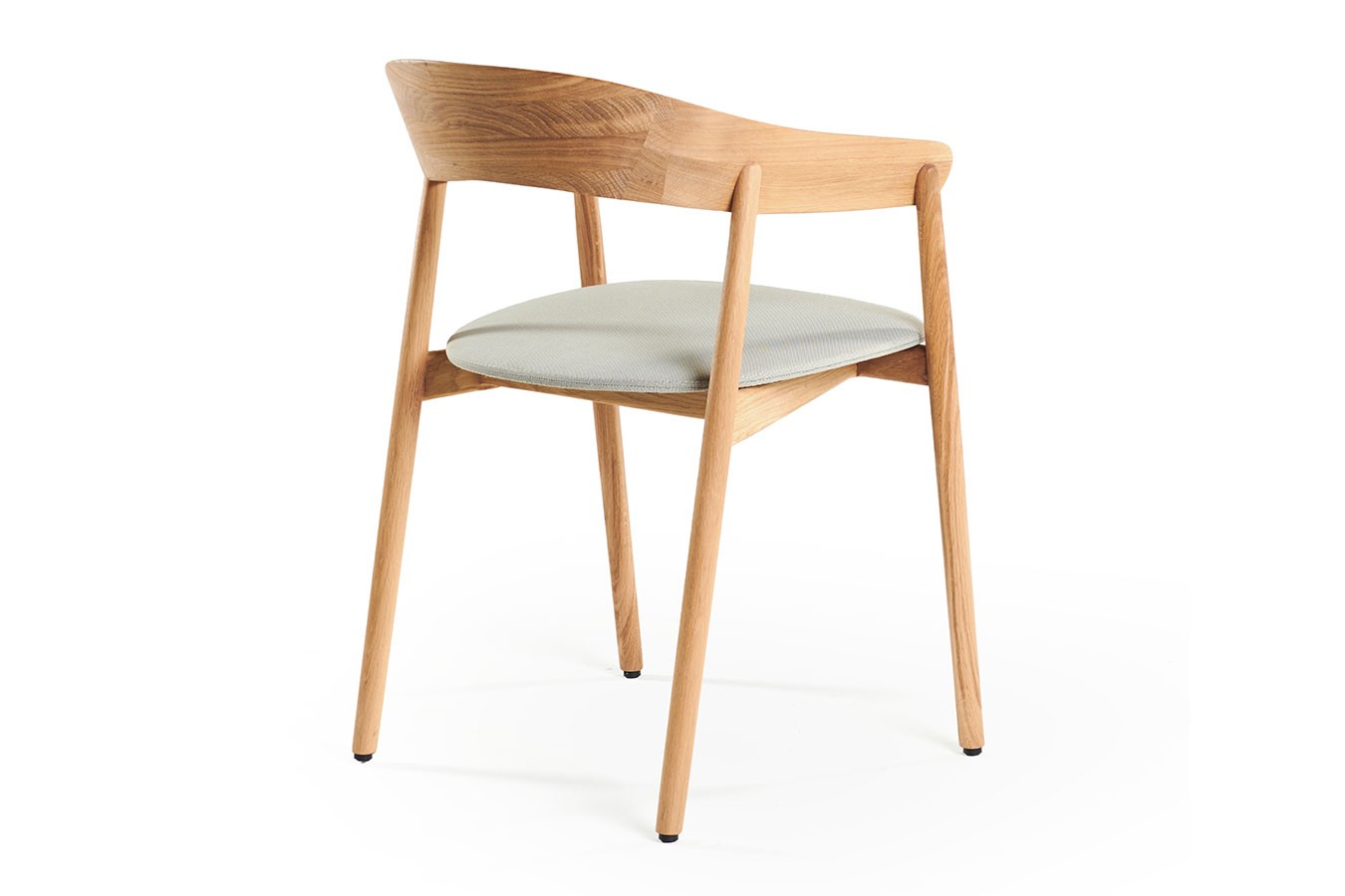 Designerstuhl Unaj mit Arm Eiche