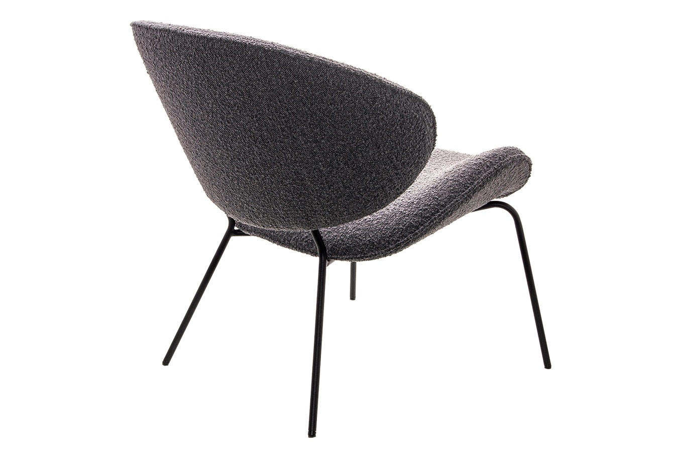 Sessel Alvaro Lounge Bouclé grau