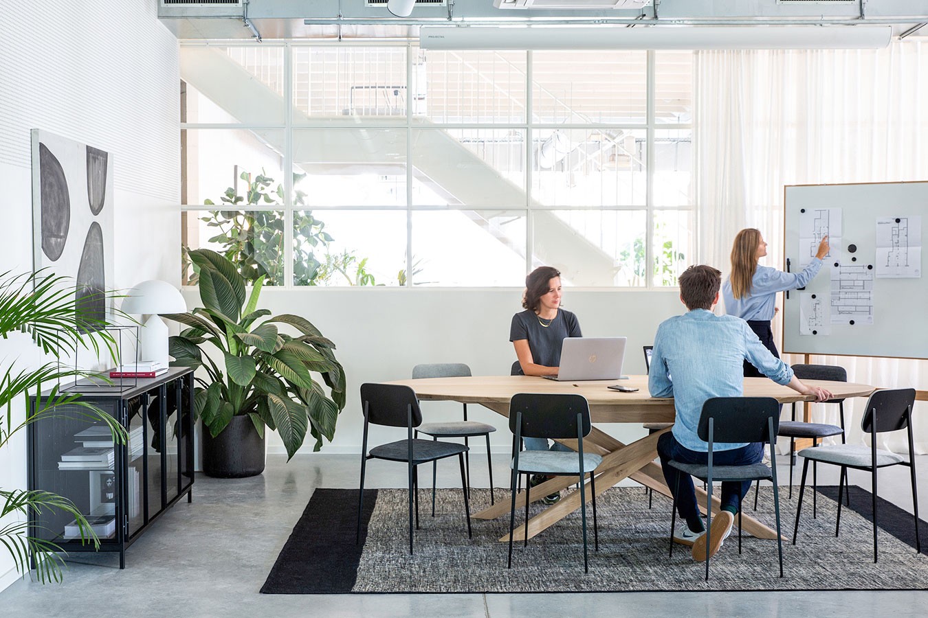 Konferenztisch Mikado Eiche oval 267 cm