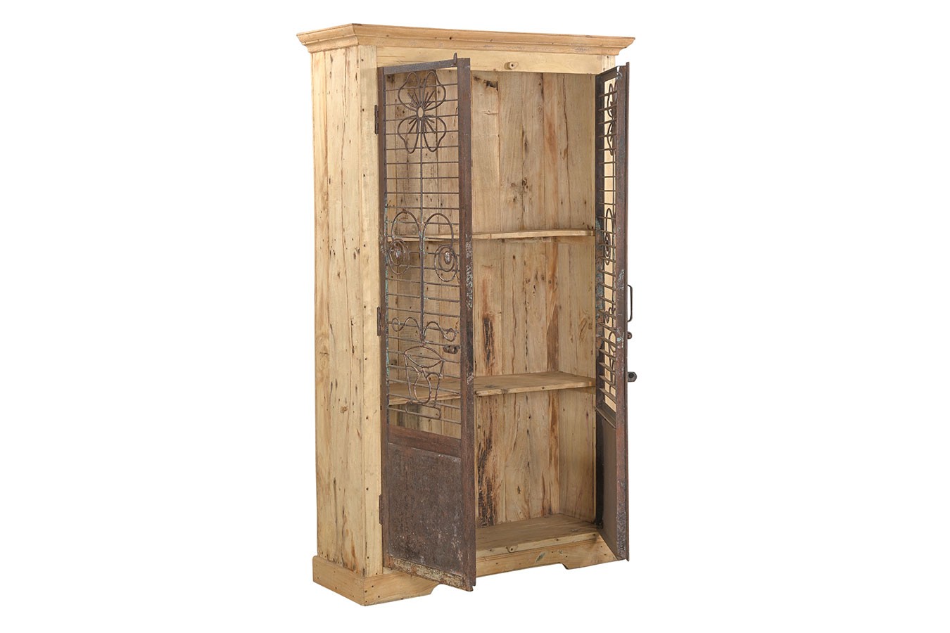 Vitrinenschrank Vintage natur