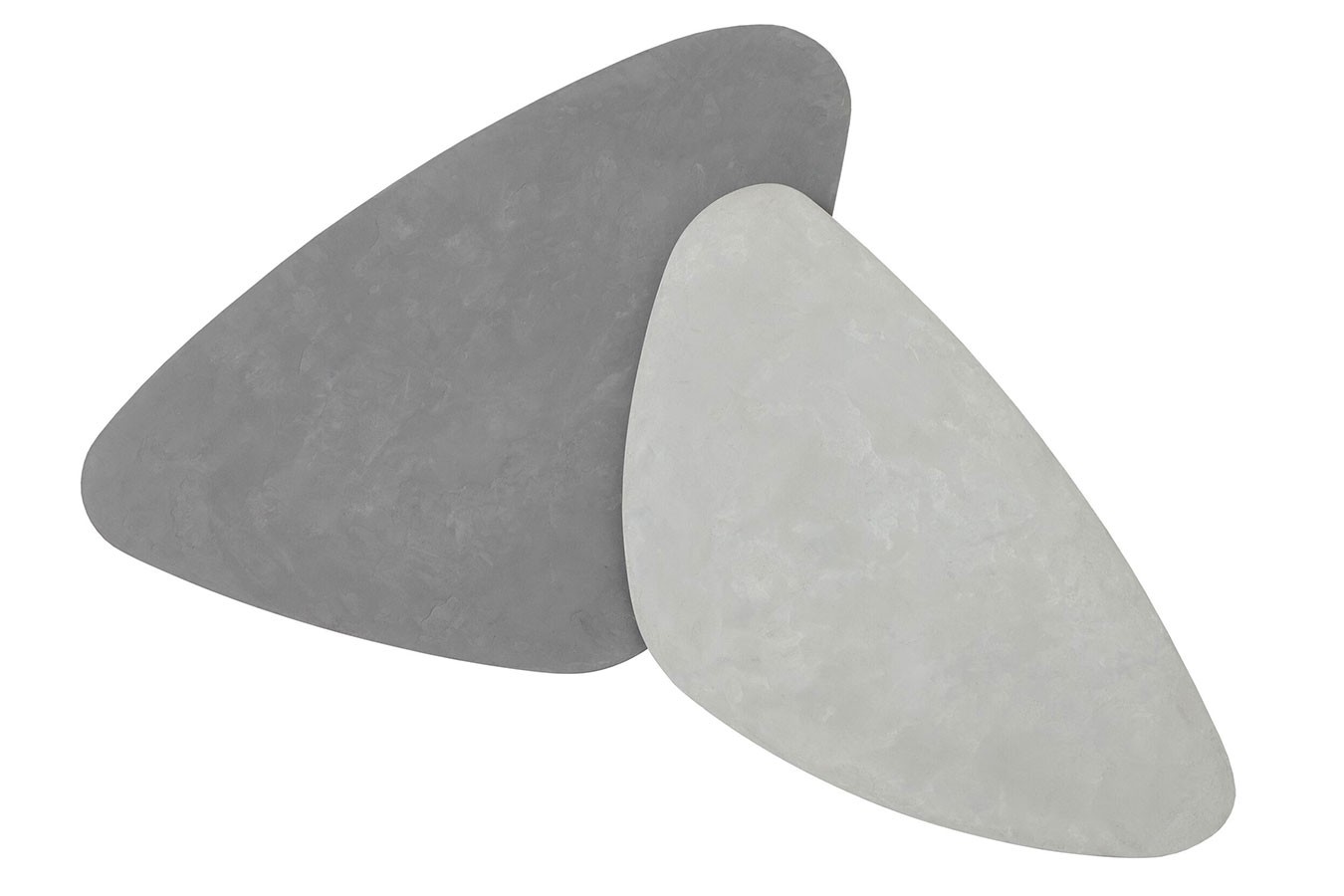 Couchtisch Set Plectro Air eckig grau