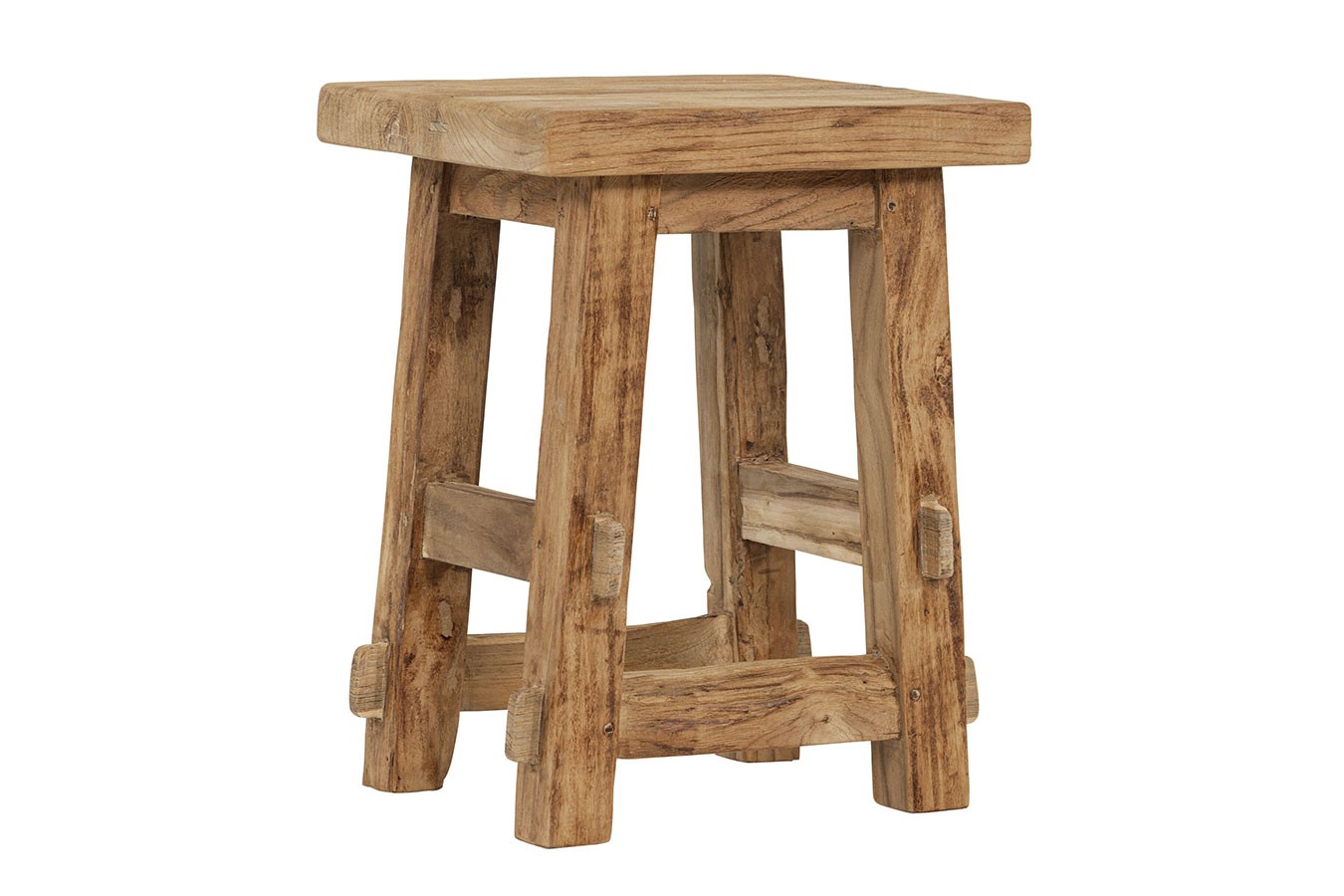 Beisteller Easy Teakholz rund