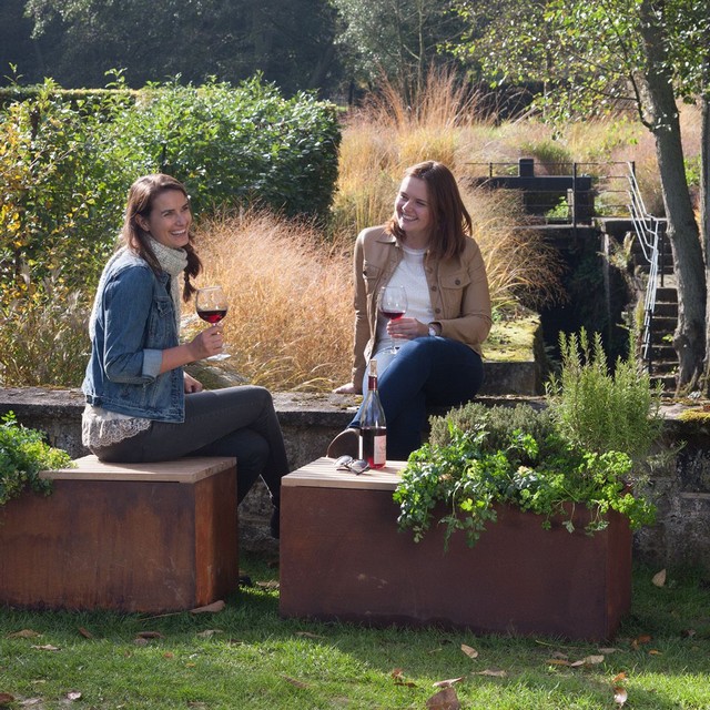 Ofyr Bench Gartenbank Corten 100