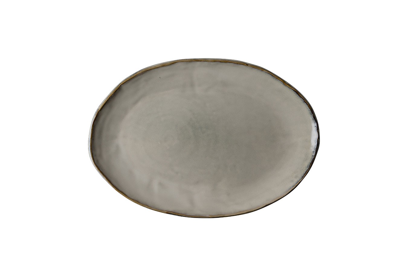 Servierteller Dutch Rose creme 40x28cm