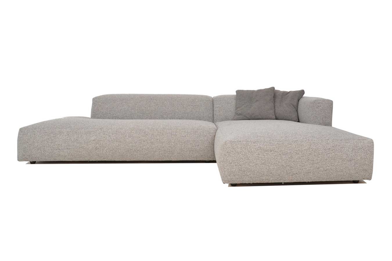Ecksofa Home Stoff beige
