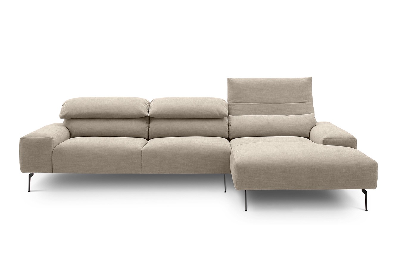 Ecksofa Samara Stoff beige