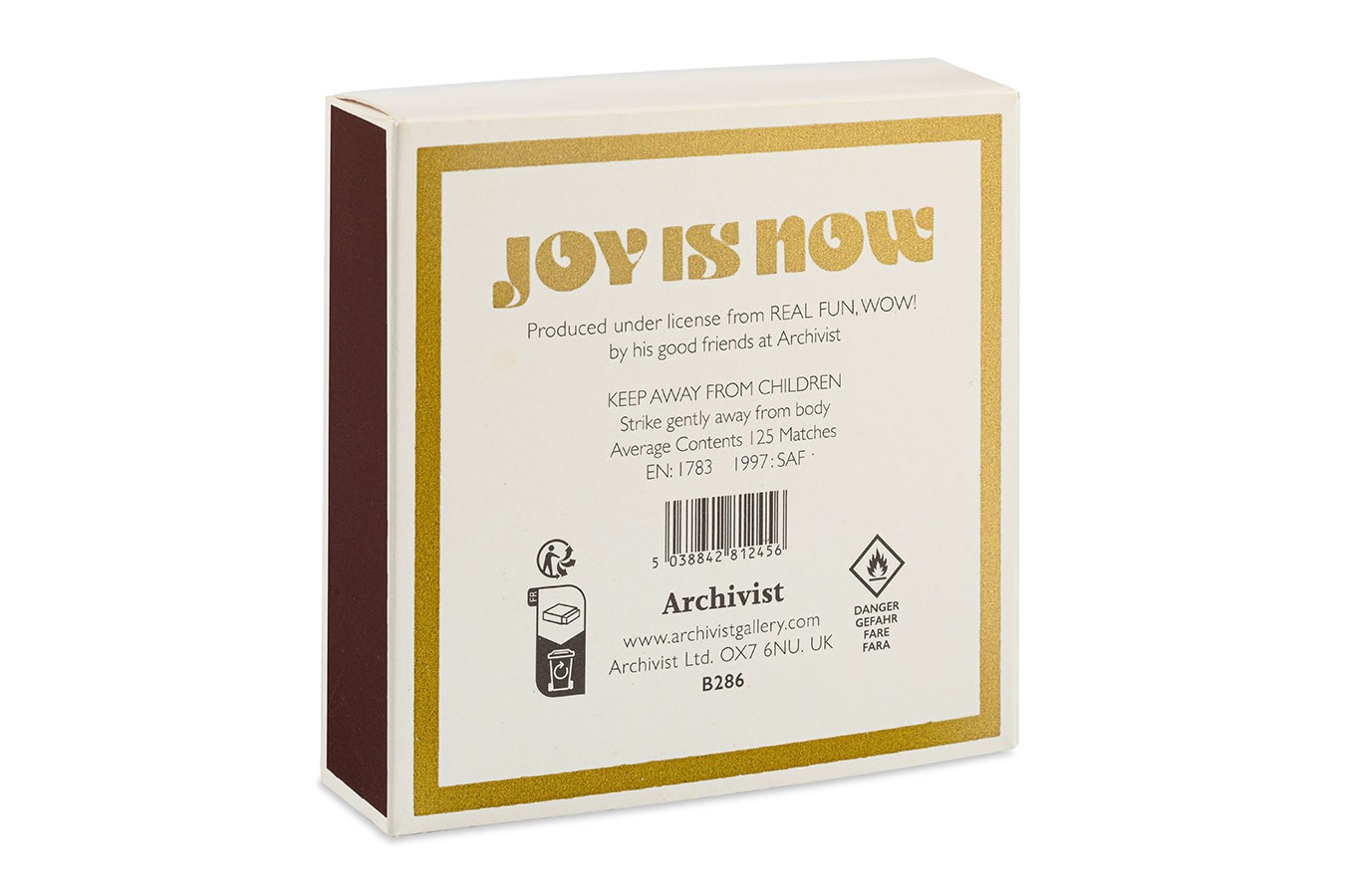 Streichhölzer Medium Joy is Now