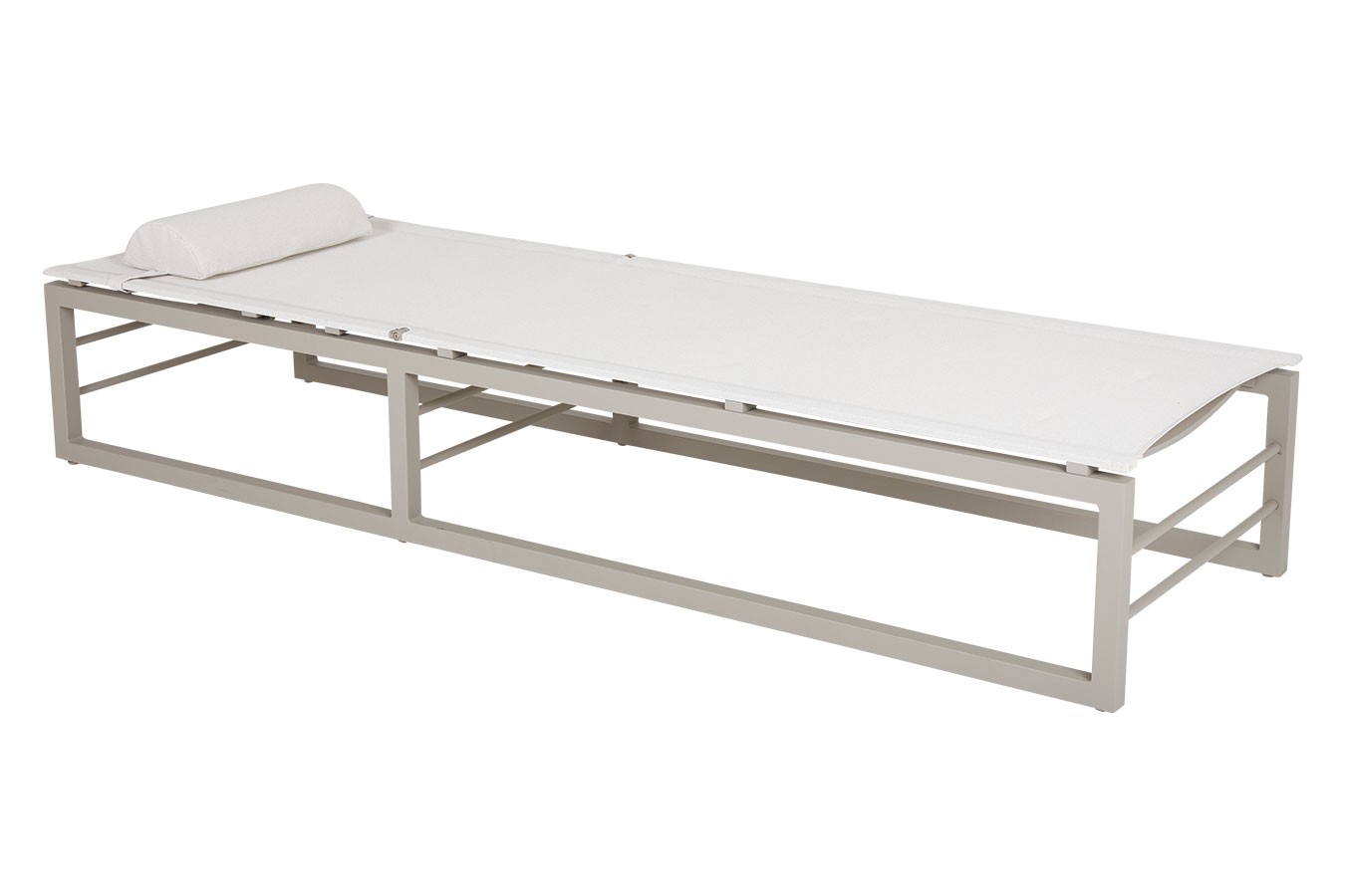 Gartenliege Vevi Aluminium khaki