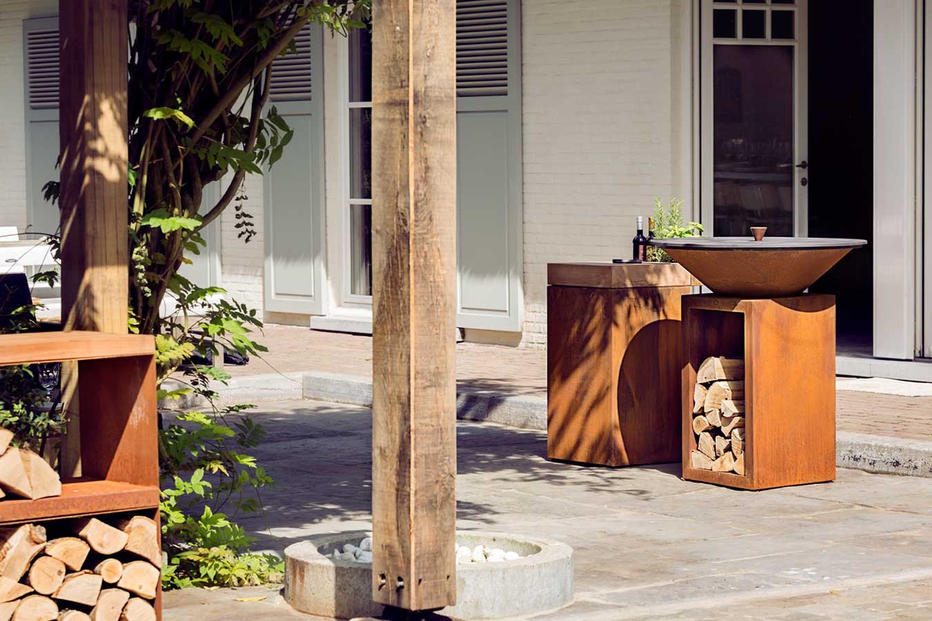 Ofyr Grill Classic Storage Corten 85 cm