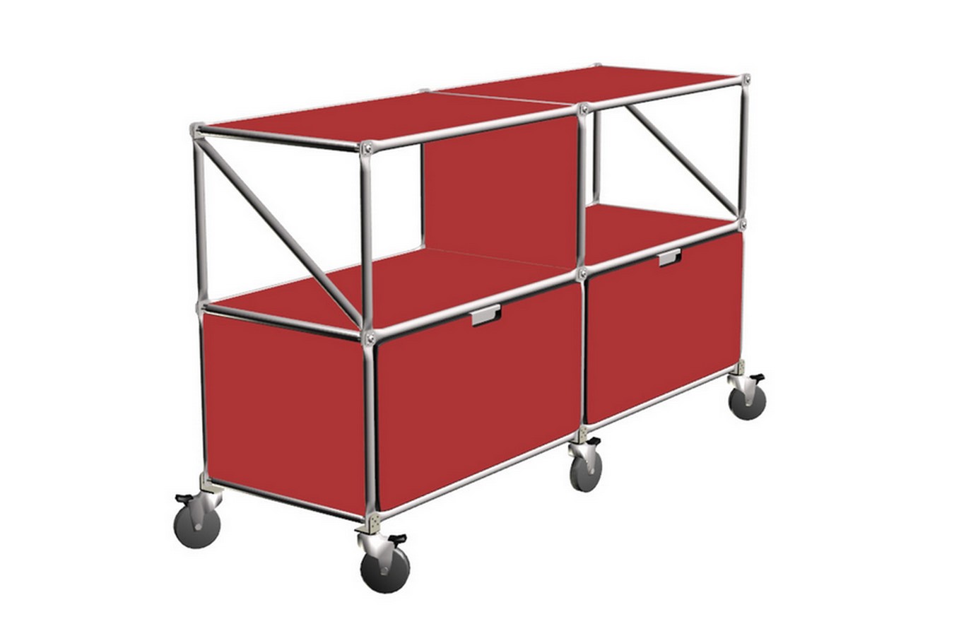 Sideboard System 180 rot B 148,5 cm