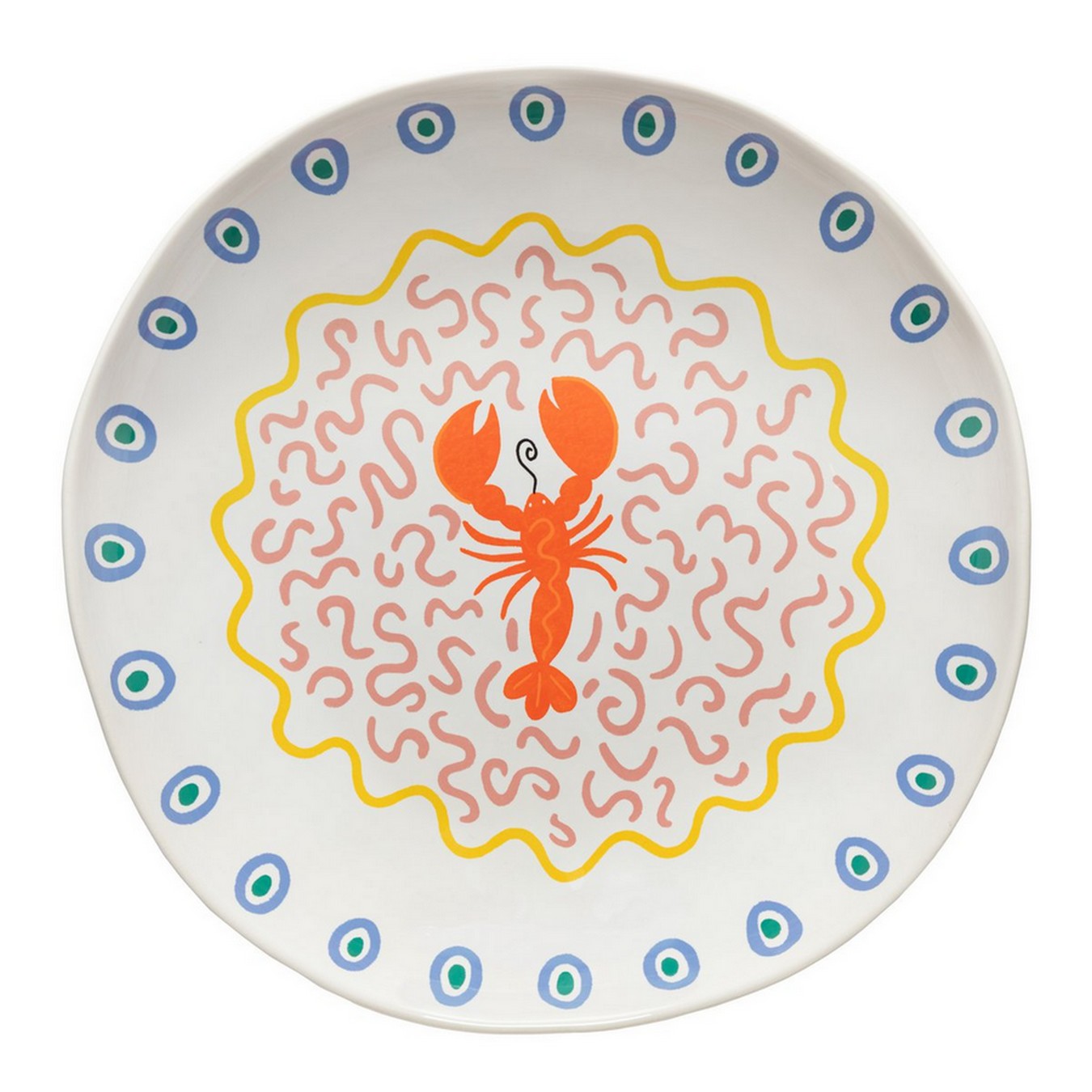 Serviersschale Summer Lobster D 37 cm