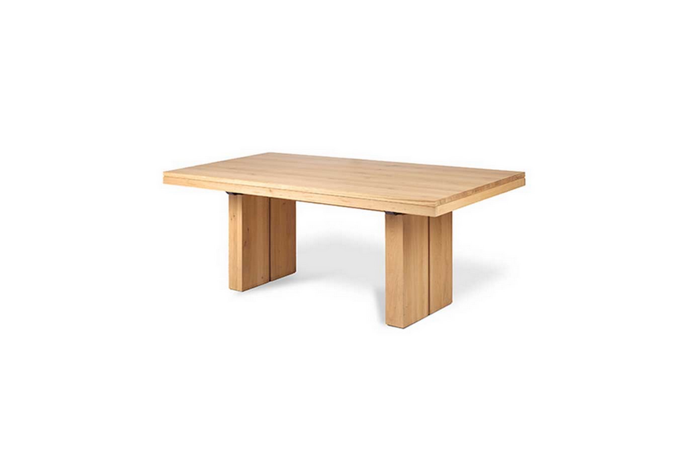 Ausziehtisch Double Eiche massiv 200 > 300 cm