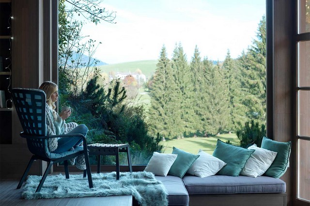 Gartensessel mit Armlehne Folio grau