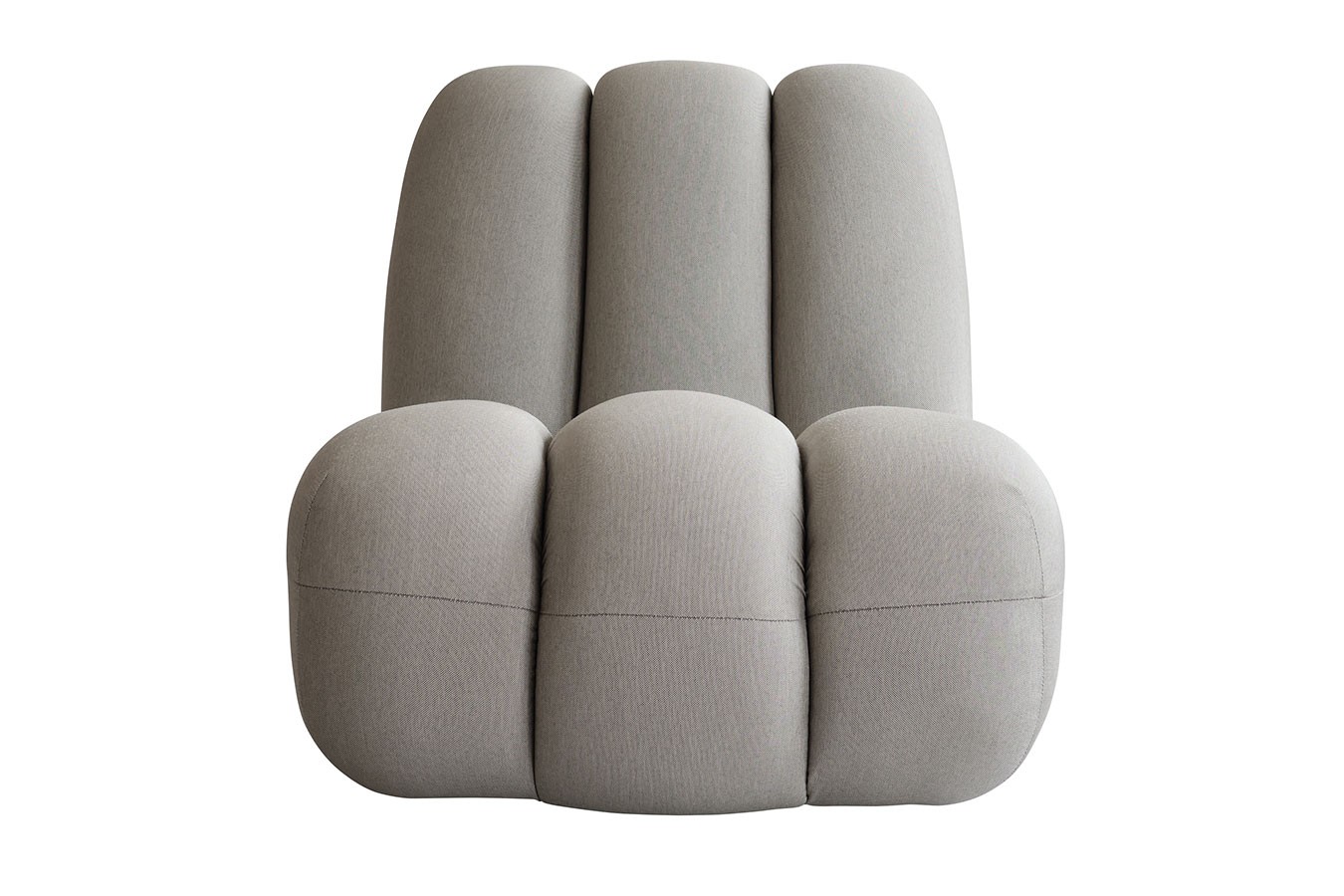 Lounge Sessel Toe Stoff grau