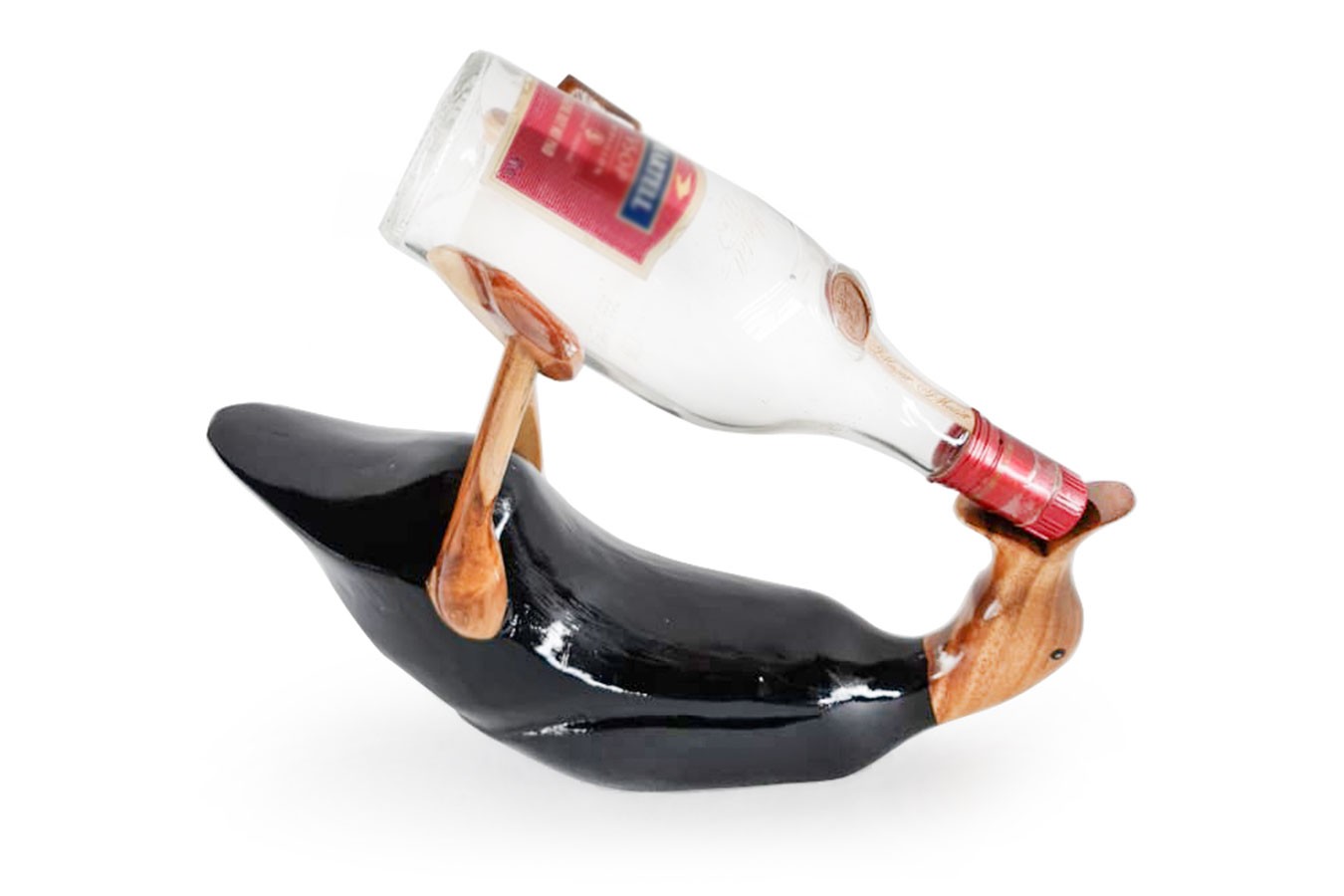Drinking Duck schwarz 35 cm