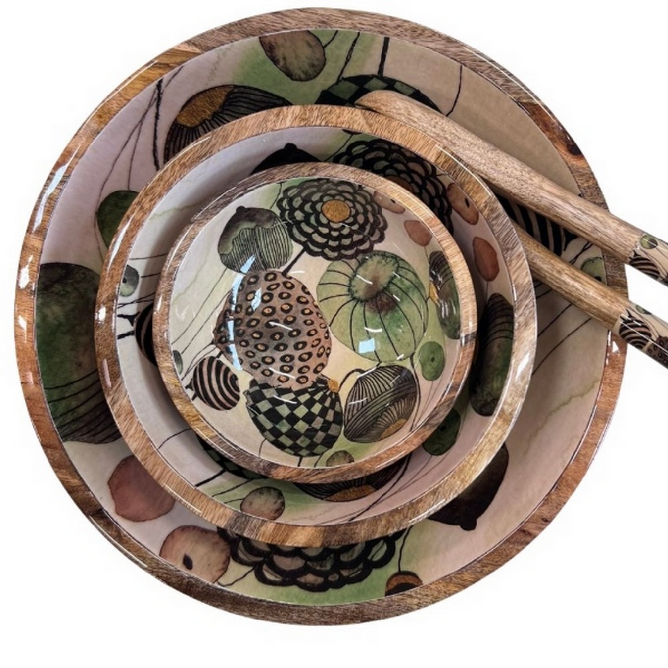 Schale Mangoholz Pimk Lotus D 35 cm