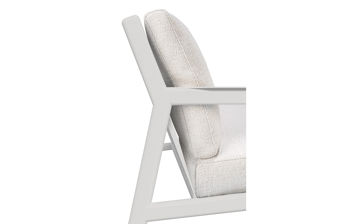 Outdoorsofa Jack Aluminium weiß