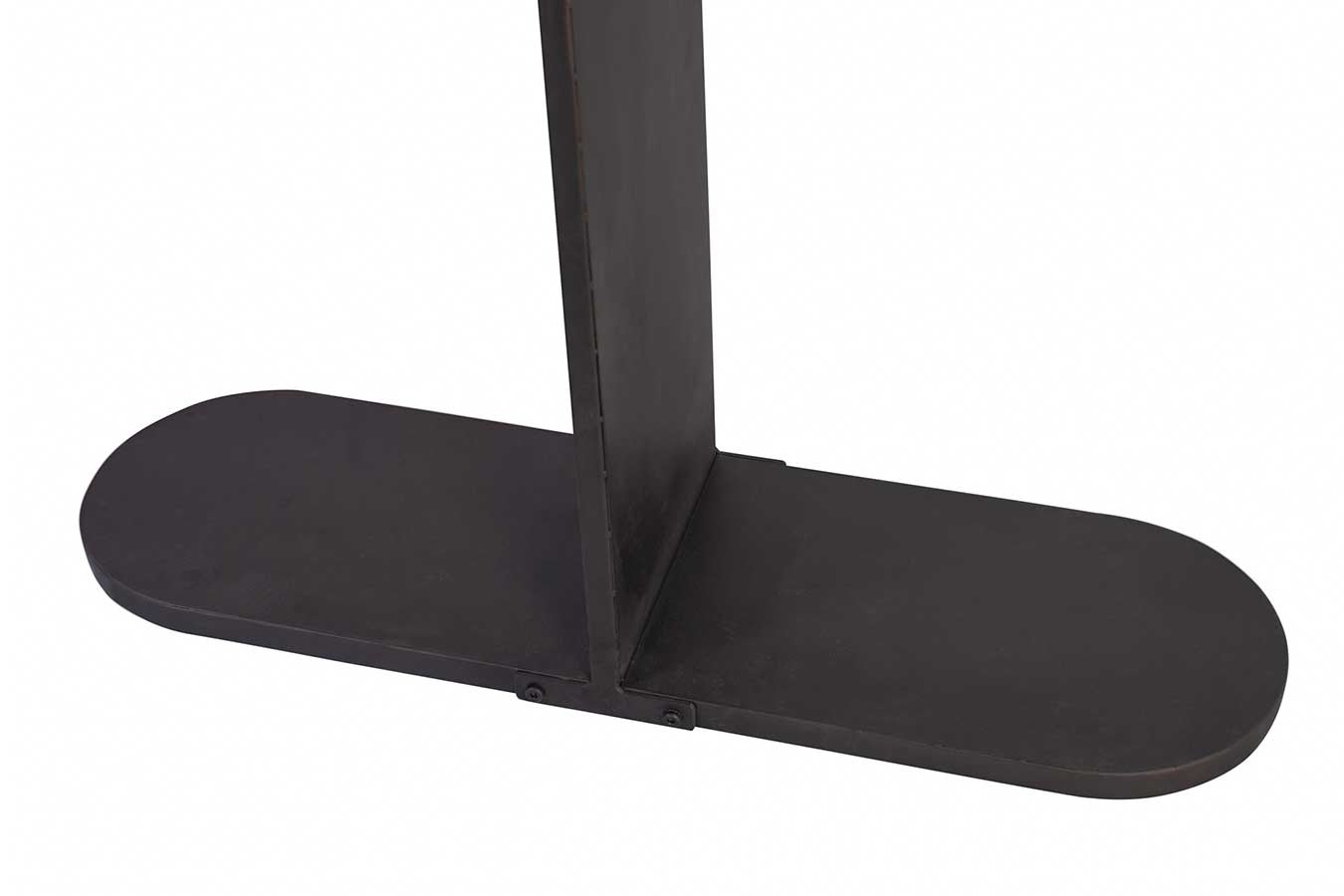 Konsole schwarz Metall/Holz