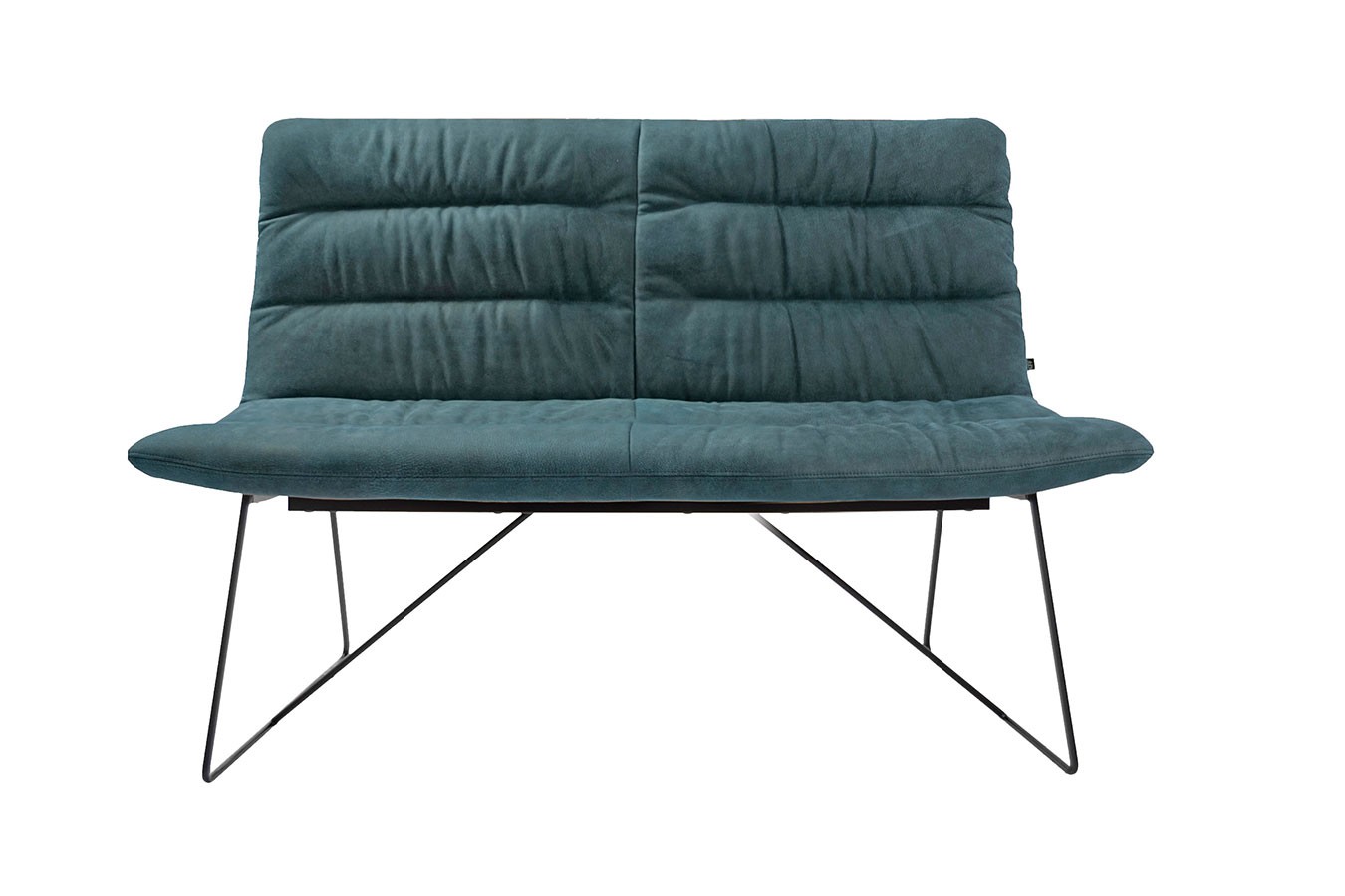 Bank Arva Light 2-Sitzer Stoff blau