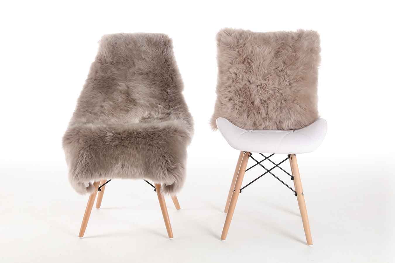 Schaffell Premium taupe 95 cm